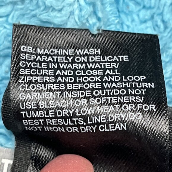 The North Face Oso Jacket Girls XL Blue Fuzzy Fleece Full Zip Hoodie Outdoor - Picture 6 of 8